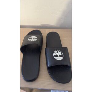 TIMBERLAND MENS PLAYA SANDS SLIDE BLACK WHITE Size 12